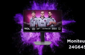 The TCL 24G645 gaming monitor in Black Friday mode: QD-Mini LED and 300 Hz at only €249.99 (-24%)