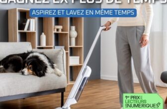 Good Black Friday deal: Rated 5 stars by the editorial staff of Les Numériques, Rowenta’s X-Clean 10 vacuum cleaner/washer for only €449*!