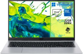 Black Friday €769 Acer Aspire Go 15 AG15-72P-78KC, Ultrabook 15″ Silver Windows 11 thin light nomad 9 hours Intel Core 7 150U with fast SSD 1 TB RAM 32 GB