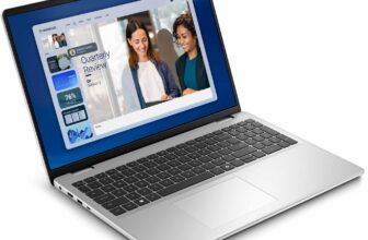 Promo €799 Dell 16 DC16256, Windows 11 AI laptop PC Fine silver nomadic 7 hours under AMD Ryzen AI 7 350 to create 1 TB RAM 32 GB SSD storage biometrics