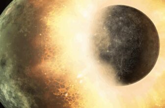 Theia, which impacted the Earth and created the Moon, may have formed in an unexpected place in the Solar System