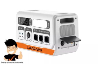 The LANPWR 2400 Pro portable energy station with microinverter for €920! ⚡🔋