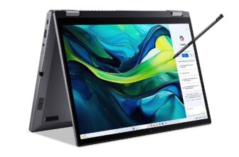 Promo €799 Acer Aspire Spin 14 ASP14-52MTN-53UX 2-in-1 touchscreen laptop convertible into tablet (stylus) easy to carry 10 hours Intel Core 5 115U SSD 1 TB TB4