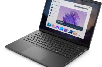 Promo €499 Dell 14 DC14255, inexpensive thin and light laptop PC 7 hours Silver comfortable in everyday use under AMD Ryzen 5 Hawk Windows 11, biometric backlit keyboard