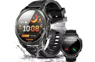 DOOGEE Anywise W1 robust sports smartwatch promotion at €99.99 (resistance, versatility, health monitoring)